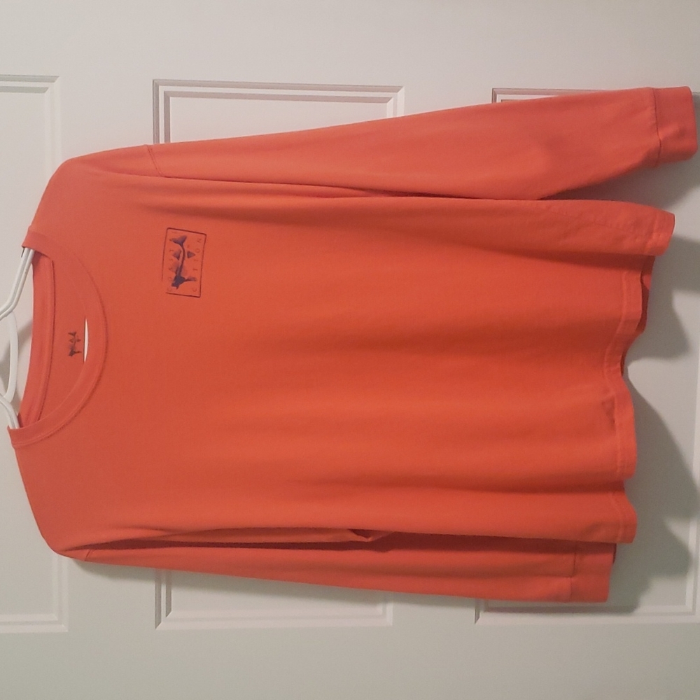Coastal Cotton Boys YXL (12-14) long sleeve tshirt Orange